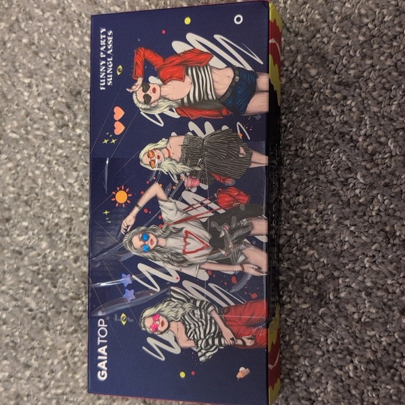 Heart-Shaped Pink And Red Party Glasses NWT - 2 Pairs - Picture 4 of 6